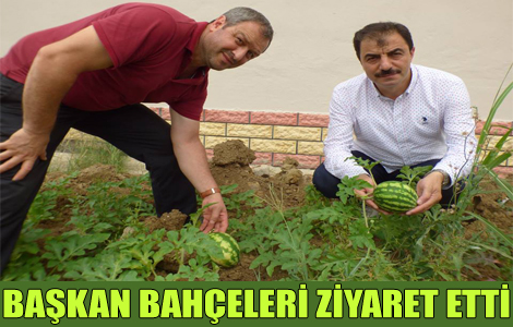 Bakan Baheleri Ziyaret etti.

