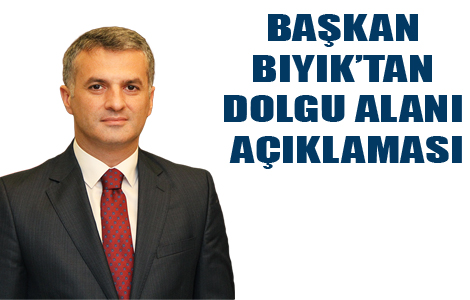 Bakan Byk'tan igal edilmi dolgu alan ile ilgili kamuoyuna aklama...
