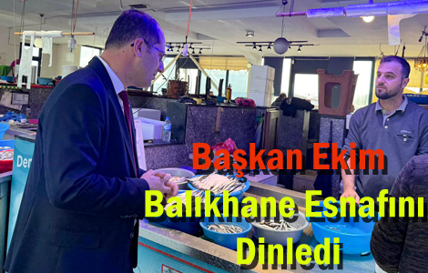 Ba�kan Ekim Bal�khane'de Esnaflar� Dinledi
