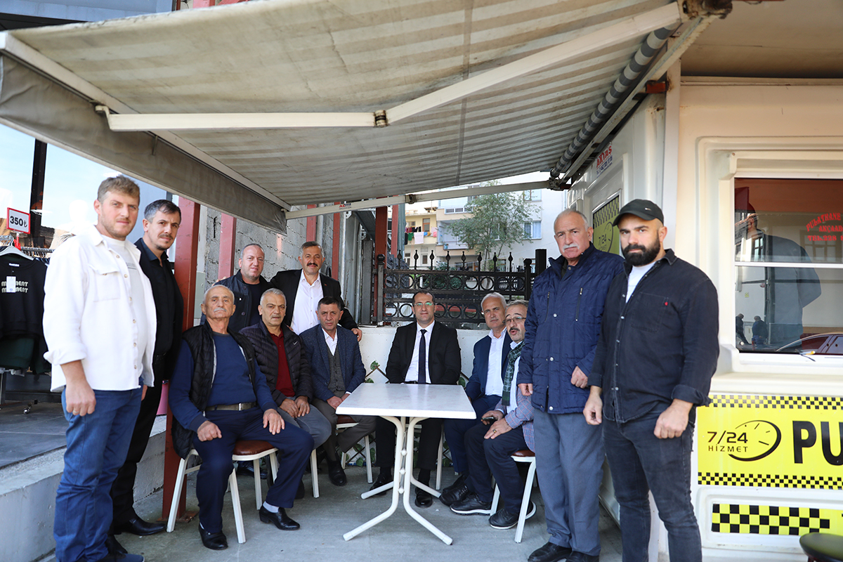 BA�KAN EK�M�DEN TAKS�C� ESNAFINA Z�YARET


