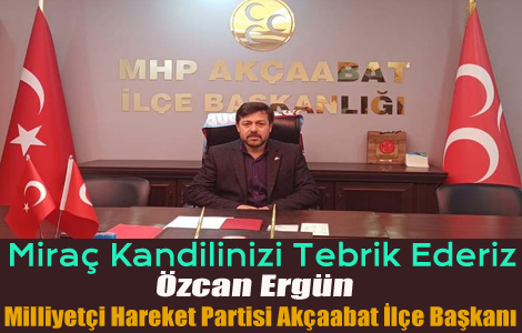 BAKAN ERGN'DEN KANDL MESAJI