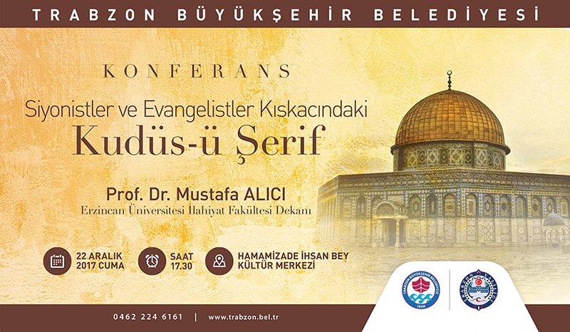 Başkan Gümrükçüoğlu Kudüs konferansına davet etti