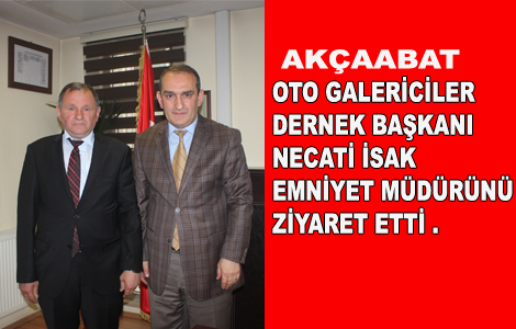 Başkan İsak Emniyet Müdürünü ziyaret Etti.