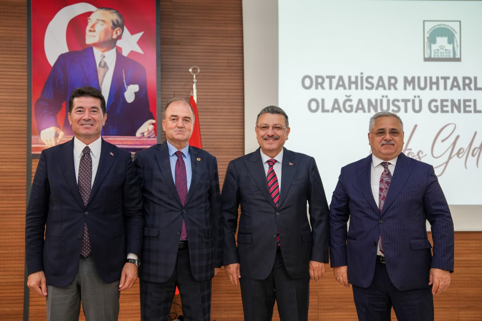 BAKAN KAYA, ORTAHSAR MUHTARLAR DERNE GENEL KURULU'NA KATILDI