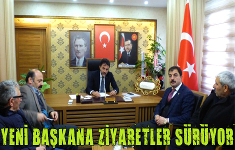 BAKANA ZYARETLER DEVAM EDYOR
