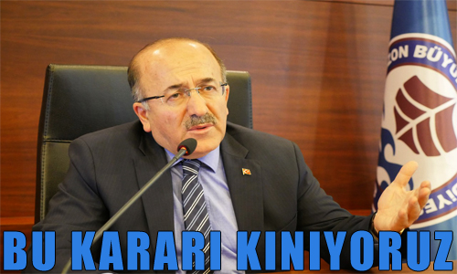 BAKAN:BU KARARI KINIYORUZ