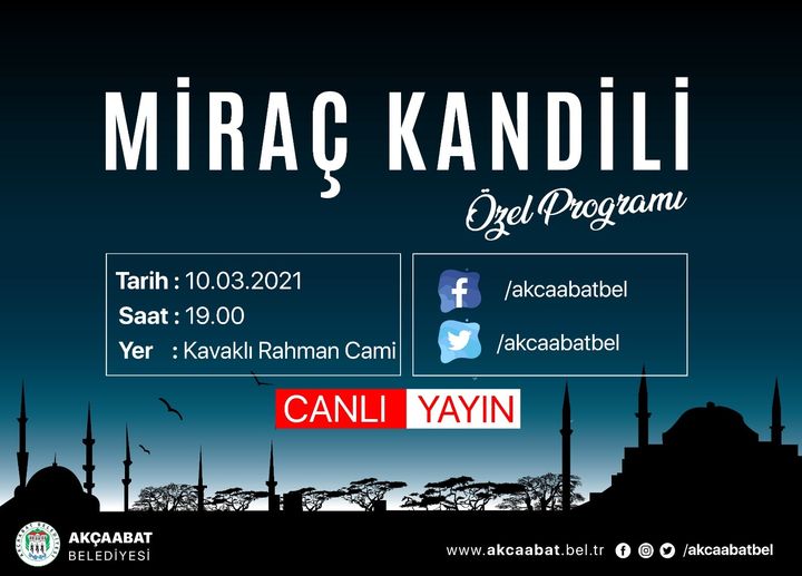 Belediye den Mira Kandili zel Program