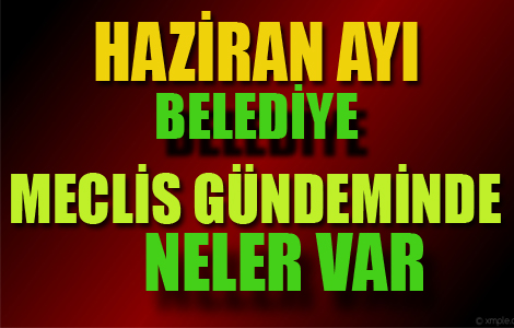 BELEDYE MECLS TOPLANIYOR