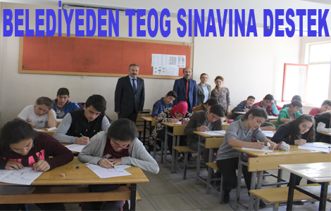 Belediyeden TEOG Snavna Destek.
