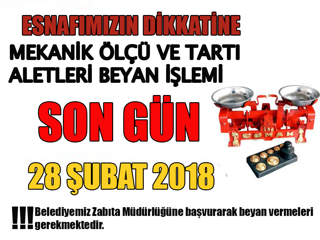 BELEDYE'DEN UYARI!