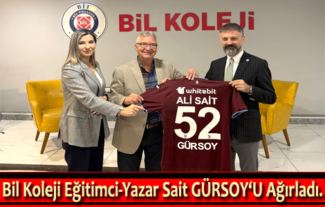 Bil Koleji Eğitimci-Yazar Sait GÜRSOY‘U Ağırladı.