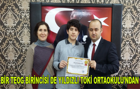 Bir Teog Birincisi de Yldzl Toki Ortaokulu'dan.