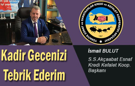 BULUT'TAN KADR GECES MESAJI