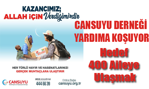 Cansuyu Dernei Ramazan Kumanya almalarna Balad