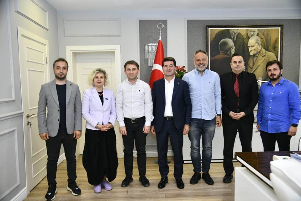 �EVRE M�HEND�SLER� ODASI, BA�KAN KAYA�YI Z�YARET ETT�

