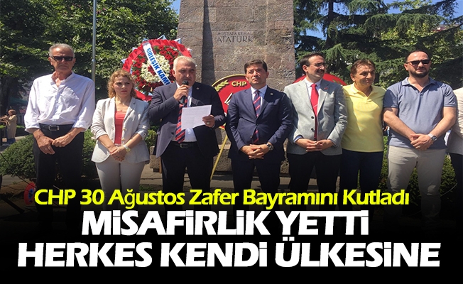 CHP 30 Austos Zafer Bayramn Kutlad.
