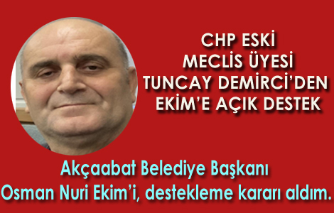 CHP ESK MECLS YESNDEN EKME AIK DESTEK