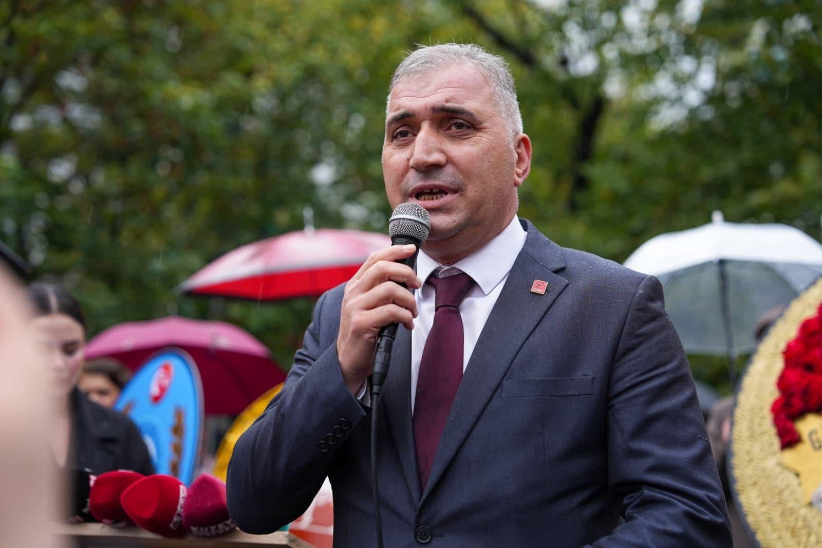 CHP Ortahisar le Bakan Haluk Batmaz,dan Dikkat eken Aklama