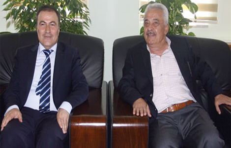 CHP Rize l Bakan Mehmet Aslankaya, Merkez le Bakan ile Rize Valisi Ercin Yazc ile emniyet mdrn ziyaret etti.