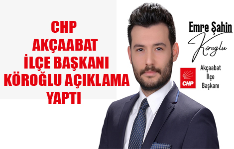 CHP'DEN AIKLAMA