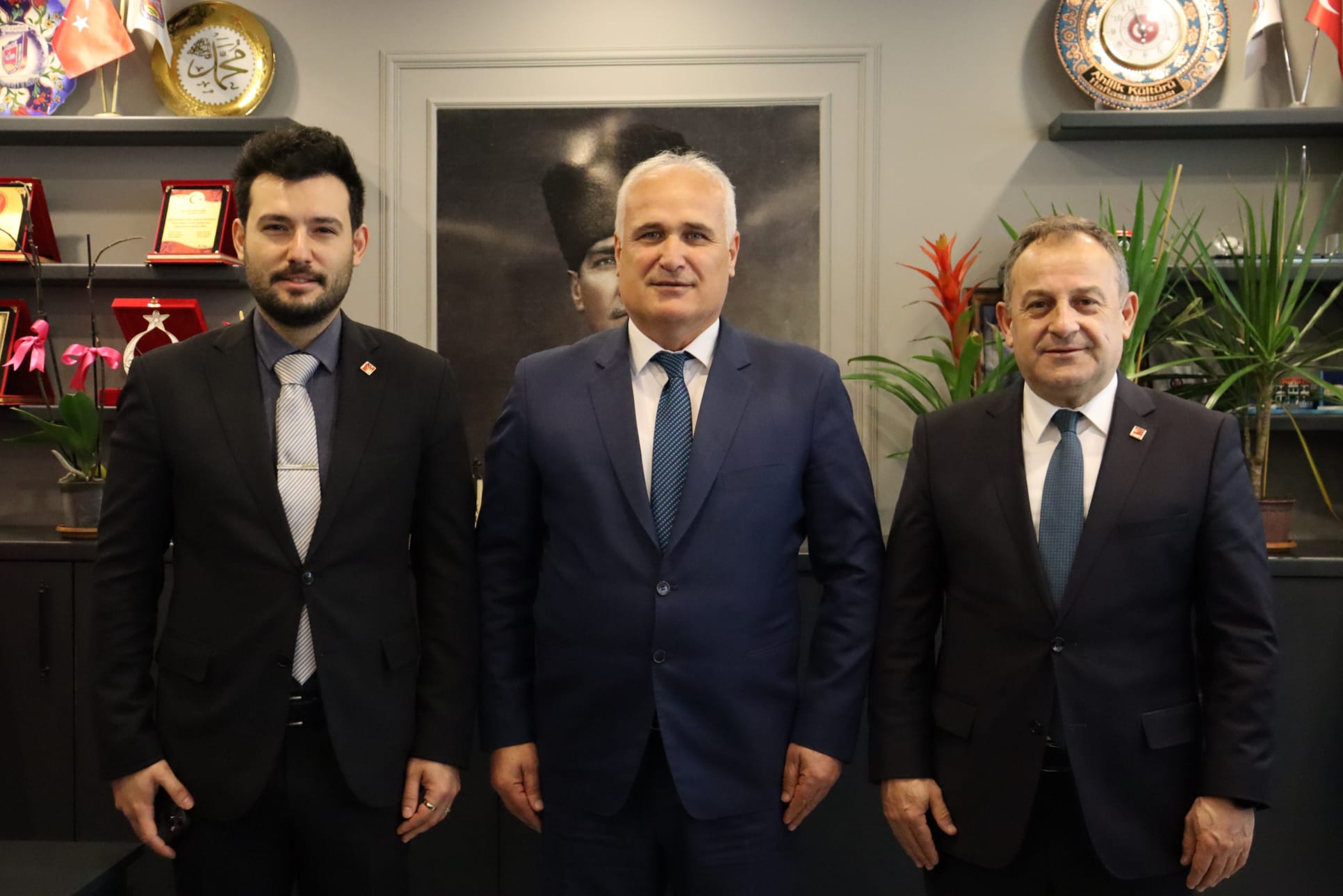 CHP'DEN �ENT�RK'E HAYIRLI OLSUN Z�YARET�

