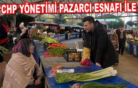 CHP�DEN S���TL�DE ESNAF ODAKLI SAHA �ALI�MASI

