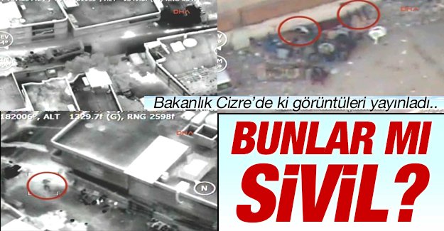 Cizre'deki operasyondan görüntüler