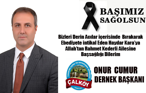 Dernek Bakan Onur Cumur'dan Basal Mesaj  