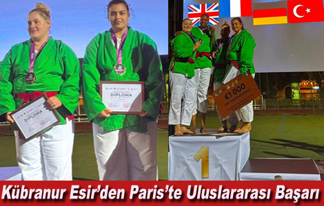 Düzköy Belediyesi Sporcusu Kübranur Esir’den Paris’te Uluslararası Başarı!