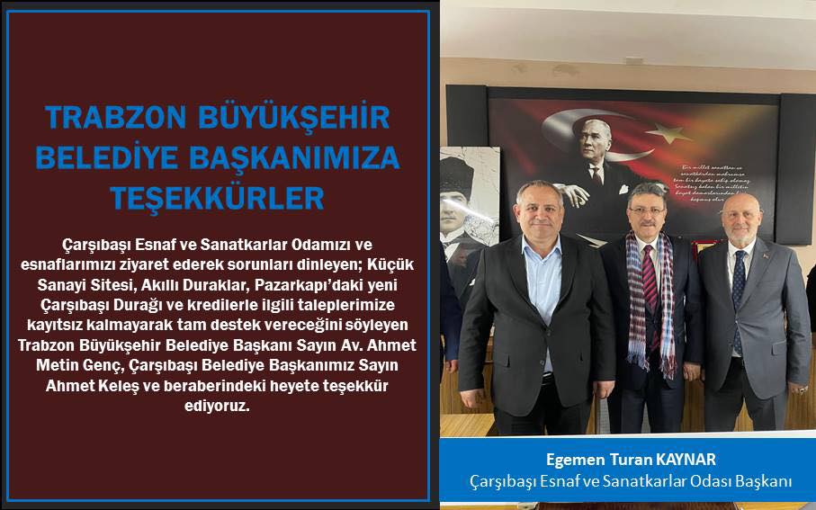 EGEMEN KAYNAR�DAN GENǒE �ZEL TE�EKK�R

