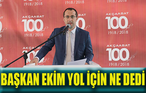 EKM YOL N NE DED?