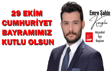 EMRE AHN KROLU 29 EKM MESAJI YAYINLADI