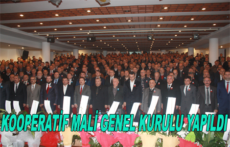 Esnaf kefalet kooperatifinin 36. genel kurulu gerekleti.
