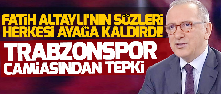 Fatih Altaylı’ya tepki yağıyor!