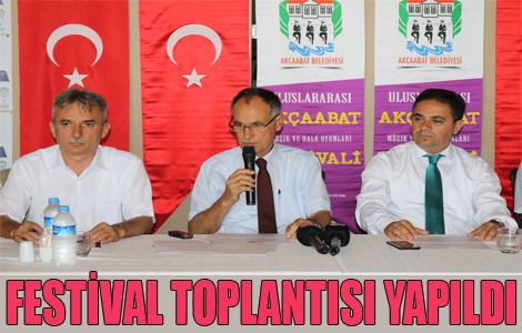 FESTVAL N BASIN TOPLANTISI DZENLEND

