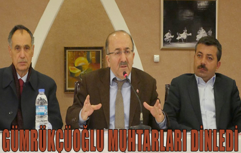 Gmrkolu Akaabat'ta Muhtarlar Dinledi