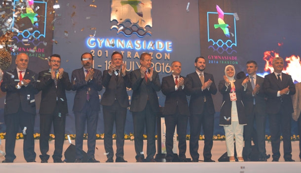 GYMNASİADE’ye iki bakanlı açılış