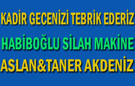 HABBOLU SLAH MAKNE MESAJ YAYINLADI