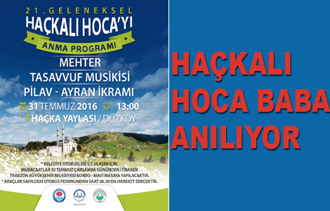 Hakal Hocay anma program gerekletirilecek
