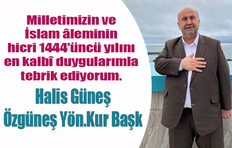 HALS GNE'TEN KUTLAMA MESAJI