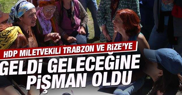 HDP Milletvekilli Trabzon ve Rize'den kovuldu
