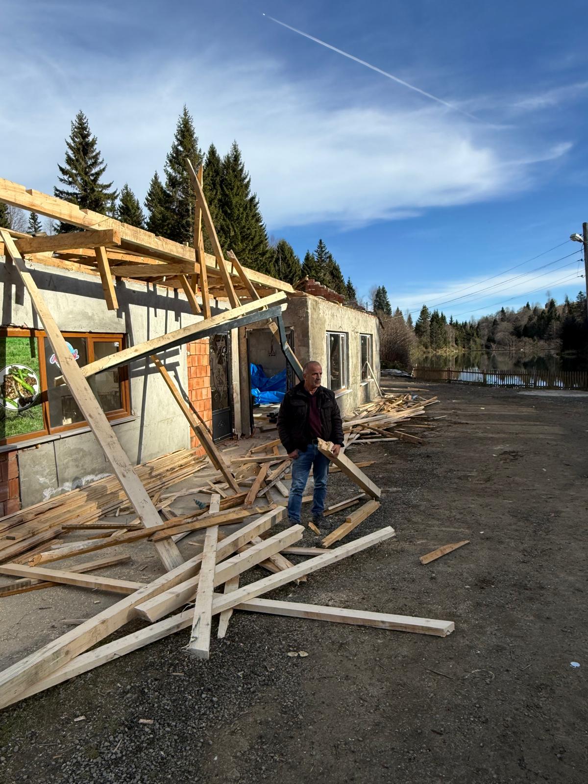 HIDIRNEBİ’İDE ŞAFAK VAKTİ YIKIM