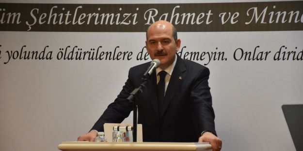 ileri Bakan Soylu ehit Aileleri le Bulutu
