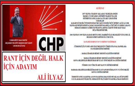 İlk O Adayım Dedi???