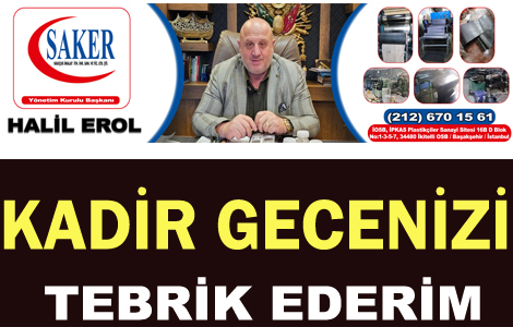 �� �NSANI HAL�L EROL'DAN KUTLAMA MESAJI