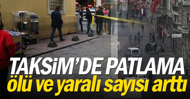 stanbul Taksim'de patlama 