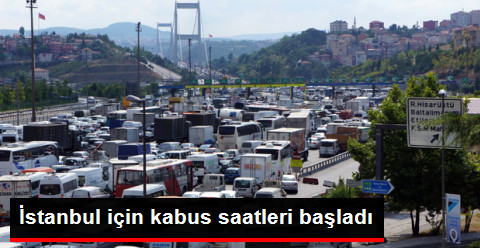 stanbul'da Bayram Trafii Balad