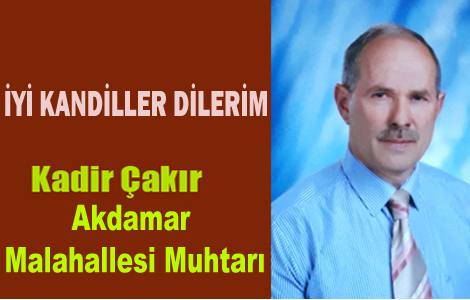 KADR AKIR'DAN KUTLAMA MESAJI 