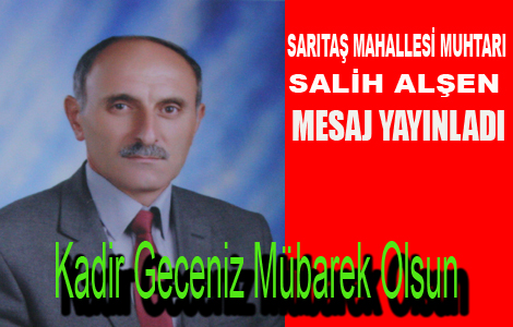 KADR GECENZ MBAREK OLSUN
