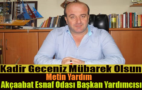 KADR GECENZ MBAREK OLSUN